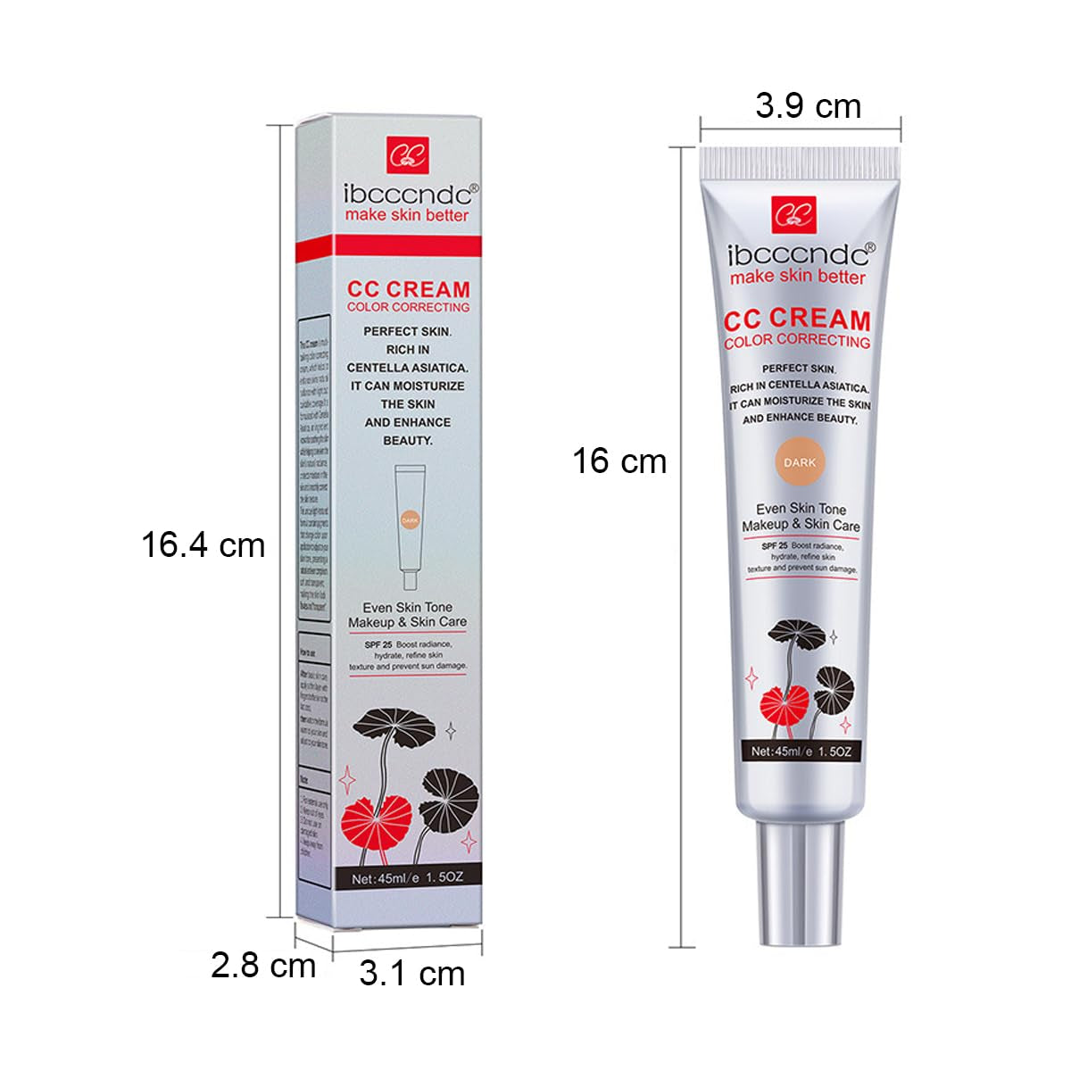 Color Correcting CC Cream with SPF 25, Light, 45 Ml