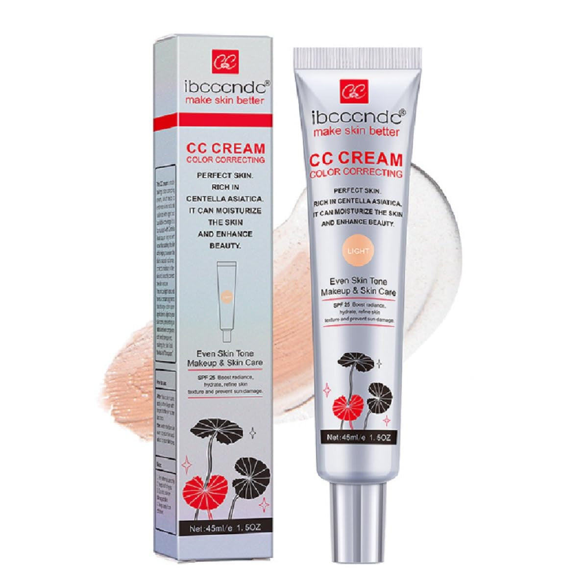 Color Correcting CC Cream with SPF 25, Light, 45 Ml