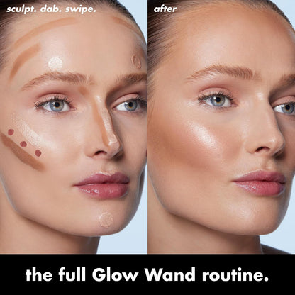 Halo Glow Blush Beauty Wand, Rosé You Slay