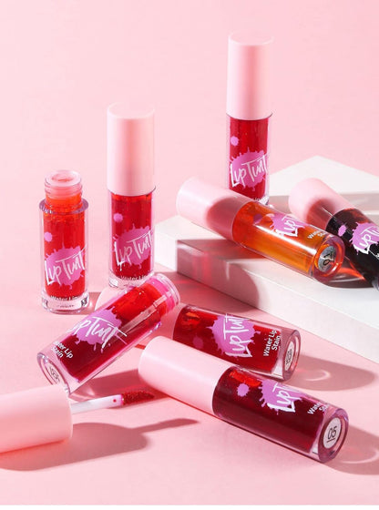Moisturizing Lip Tint Stain Liquid Lipstick Makeup, Pack of 6 Colors