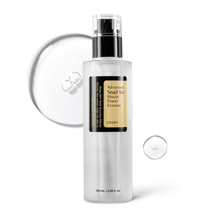 Snail Mucin 96% Repairing Serum for Sooothing & Hydrating 3.38 Oz.
