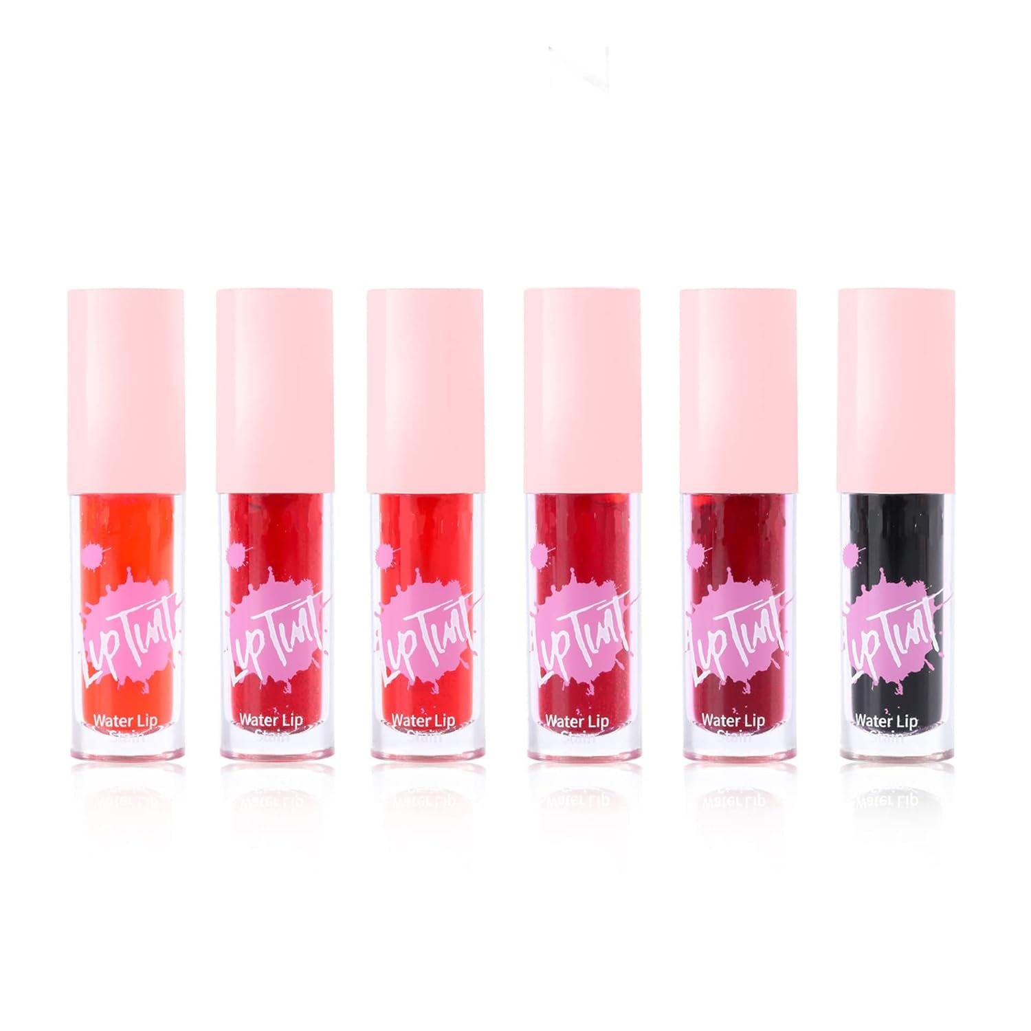 Moisturizing Lip Tint Stain Liquid Lipstick Makeup, Pack of 6 Colors
