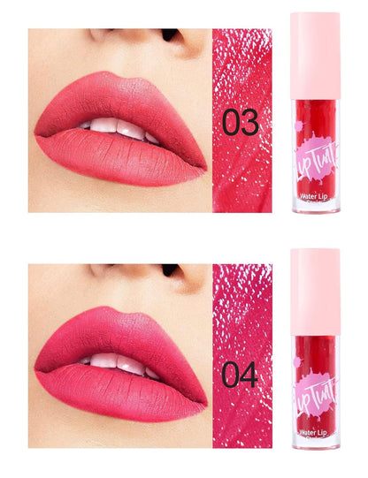 Moisturizing Lip Tint Stain Liquid Lipstick Makeup, Pack of 6 Colors
