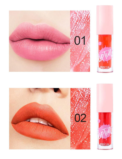Moisturizing Lip Tint Stain Liquid Lipstick Makeup, Pack of 6 Colors